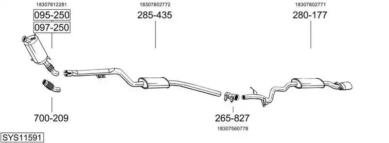 BOSAL SYS11591