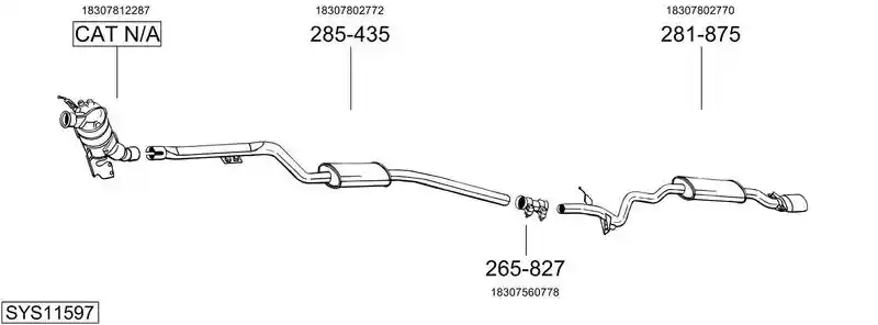BOSAL SYS11597
