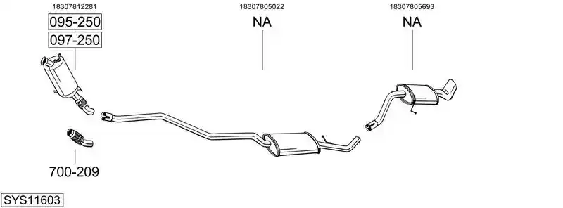 BOSAL SYS11603