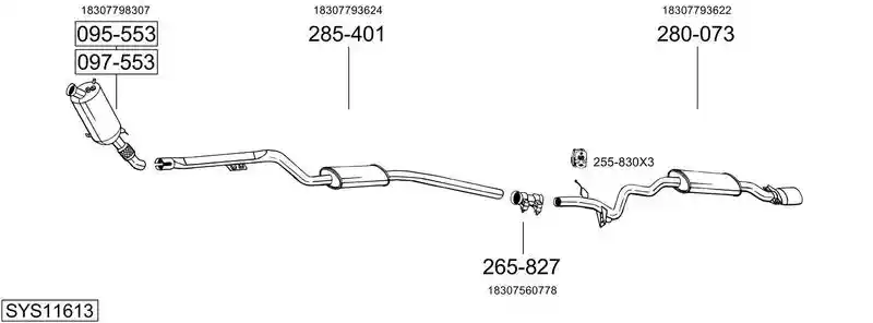 BOSAL SYS11613