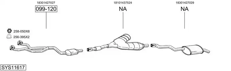 BOSAL SYS11617
