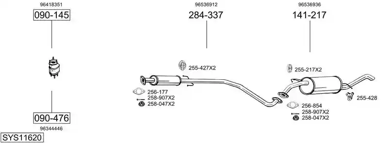 BOSAL SYS11620