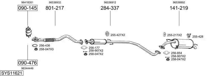 BOSAL SYS11621