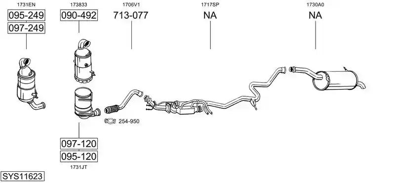 BOSAL SYS11623