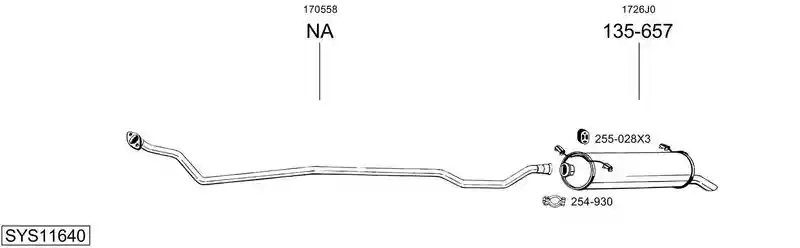 BOSAL SYS11640