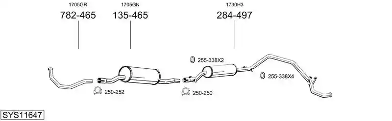 BOSAL SYS11647