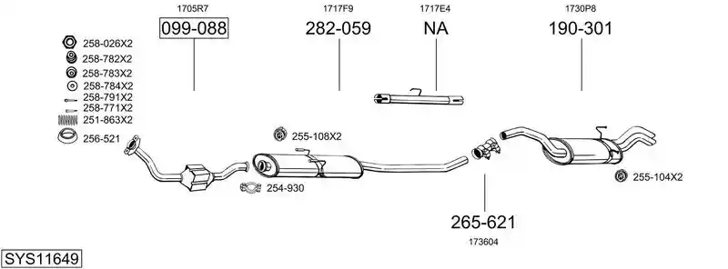 BOSAL SYS11649