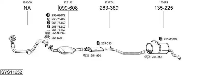 BOSAL SYS11652