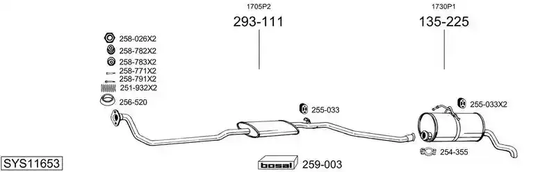BOSAL SYS11653