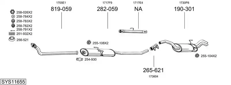 BOSAL SYS11655