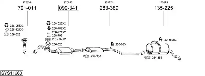 BOSAL SYS11660
