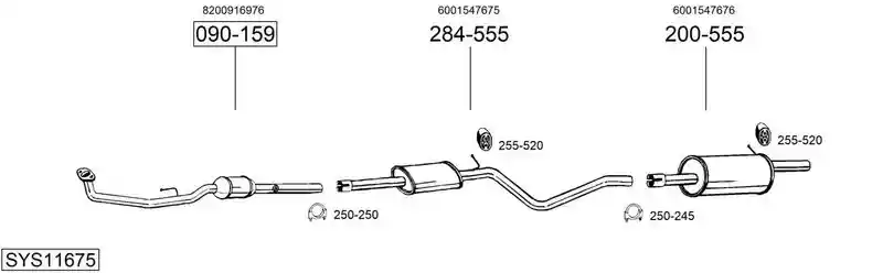 BOSAL SYS11675