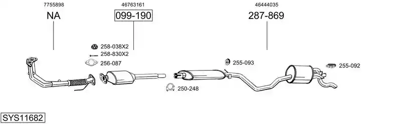 BOSAL SYS11682