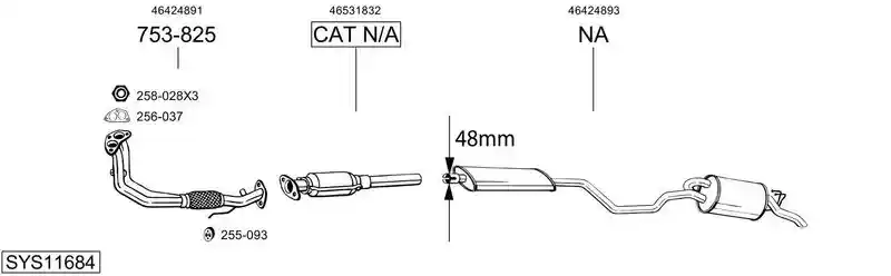 BOSAL SYS11684