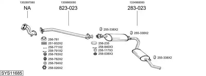 BOSAL SYS11685