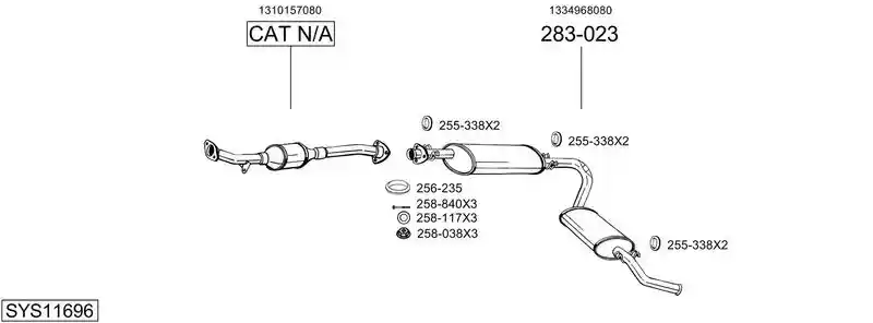 BOSAL SYS11696