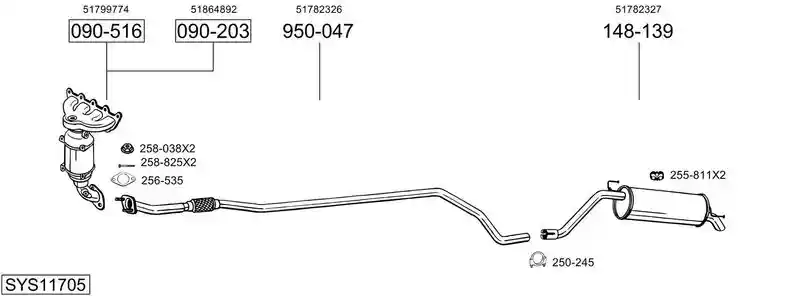 BOSAL SYS11705