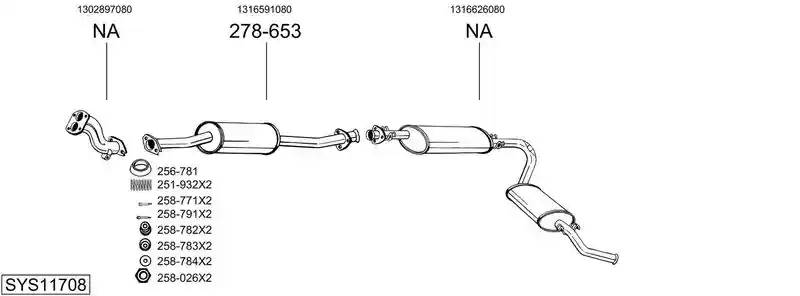 BOSAL SYS11708