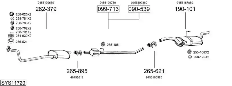 BOSAL SYS11720