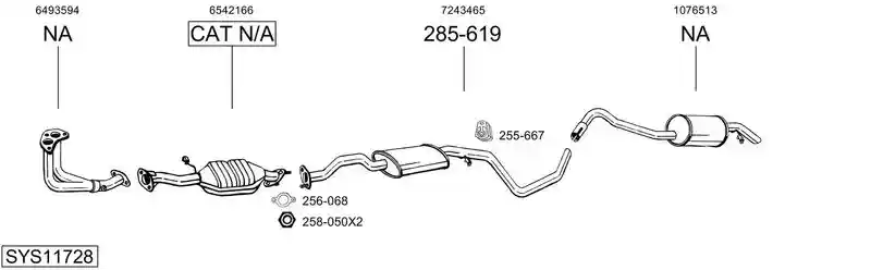 BOSAL SYS11728