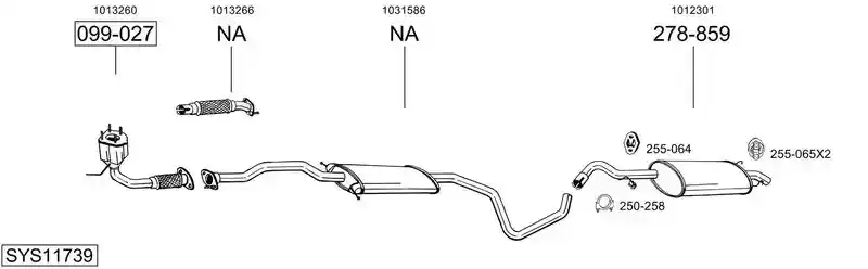 BOSAL SYS11739