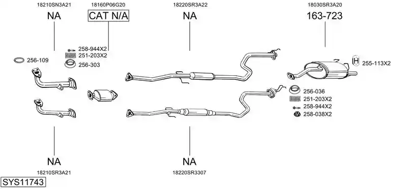 BOSAL SYS11743