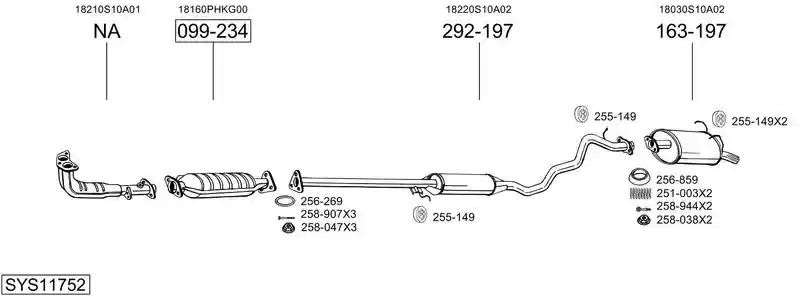 BOSAL SYS11752