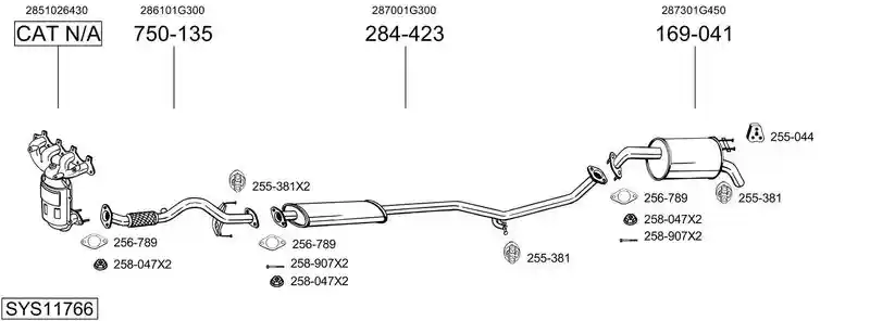 BOSAL SYS11766