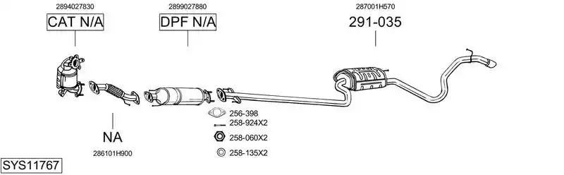 BOSAL SYS11767