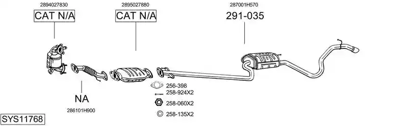 BOSAL SYS11768