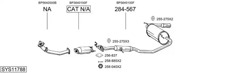 BOSAL SYS11788