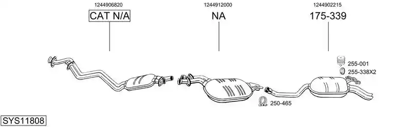 BOSAL SYS11808