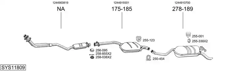 BOSAL SYS11809