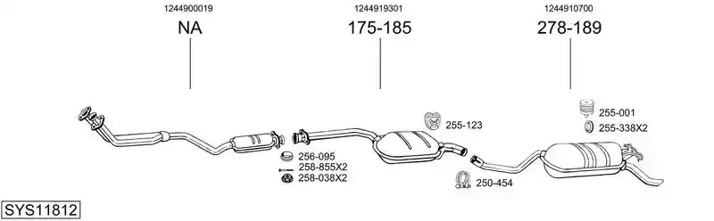 BOSAL SYS11812