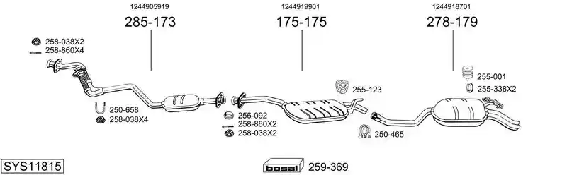 BOSAL SYS11815