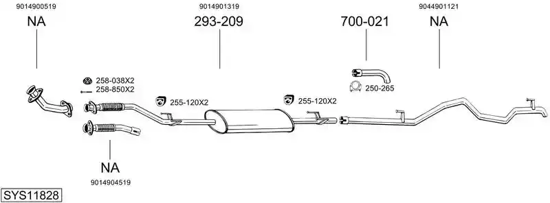 BOSAL SYS11828