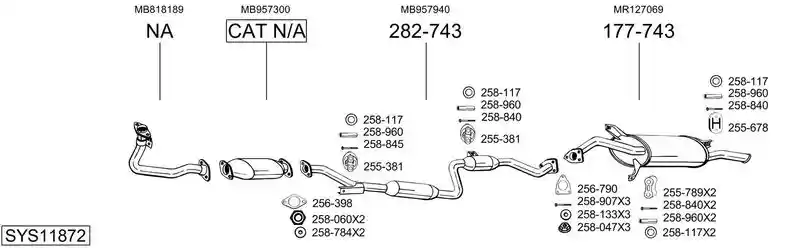BOSAL SYS11872