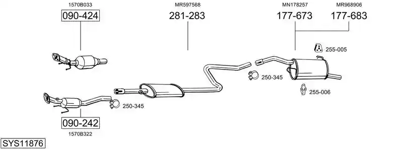 BOSAL SYS11876