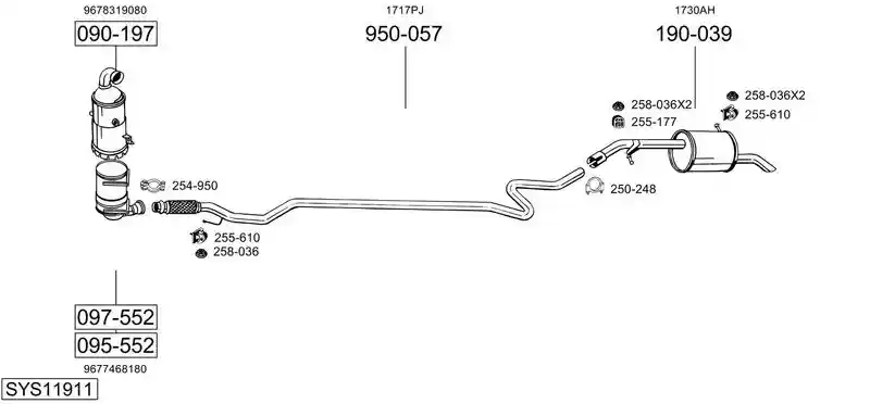 BOSAL SYS11911