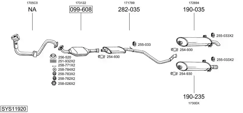 BOSAL SYS11920