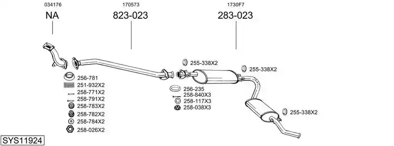 BOSAL SYS11924