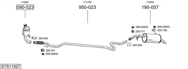 BOSAL SYS11927