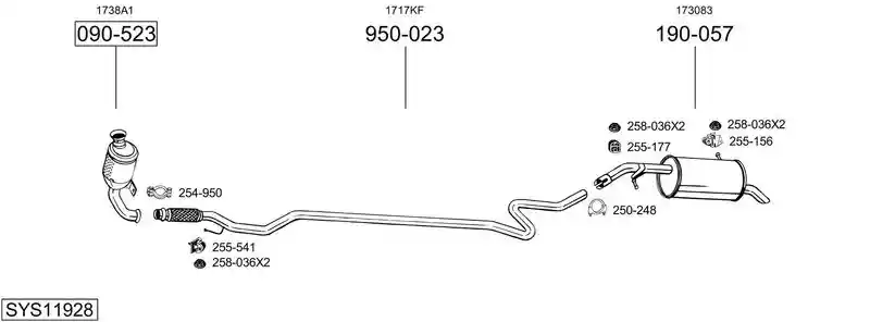 BOSAL SYS11928