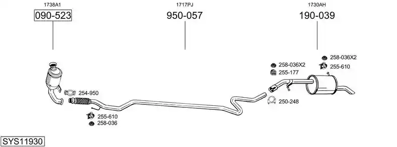 BOSAL SYS11930