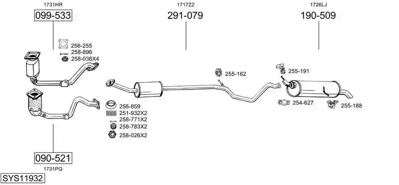 BOSAL SYS11932