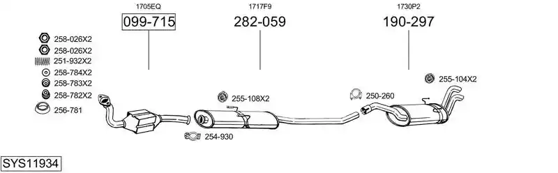 BOSAL SYS11934