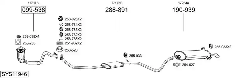 BOSAL SYS11946