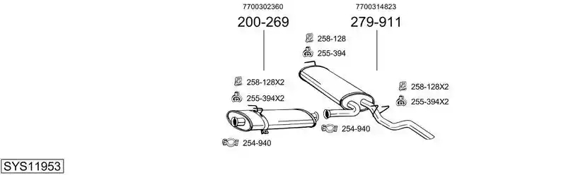 BOSAL SYS11953