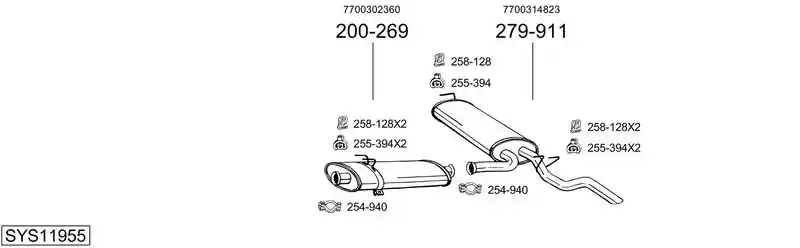BOSAL SYS11955