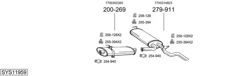 BOSAL SYS11959